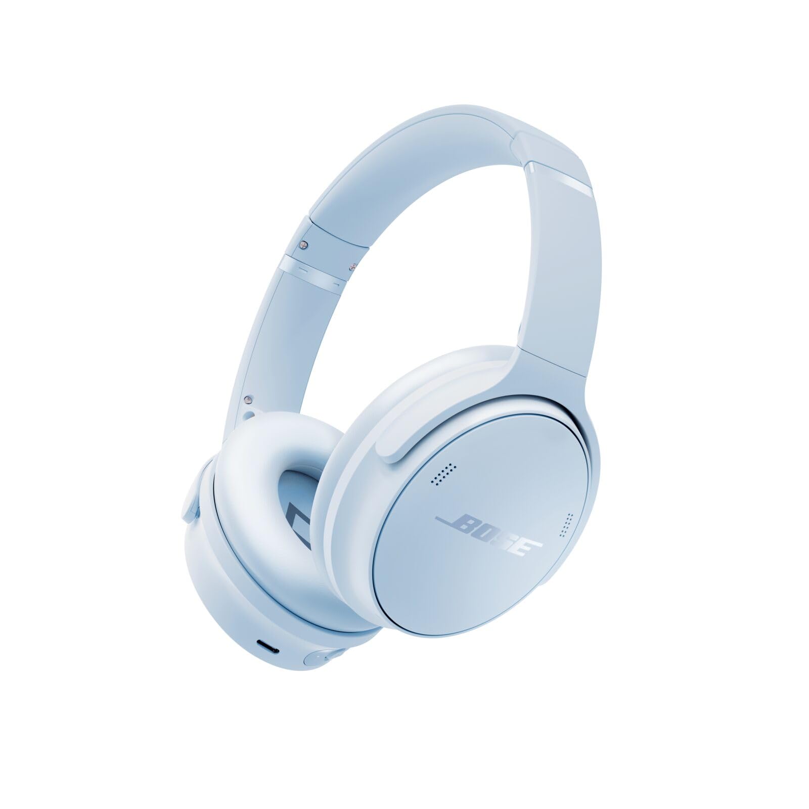 Bose QuietComfort Headphones - Wireless Bluetooth Headphones, Active Over Ear Noise Cancelling and Mic, USB-C Charging, Deep Bass, Up to 24 Hours of Playtime, Black