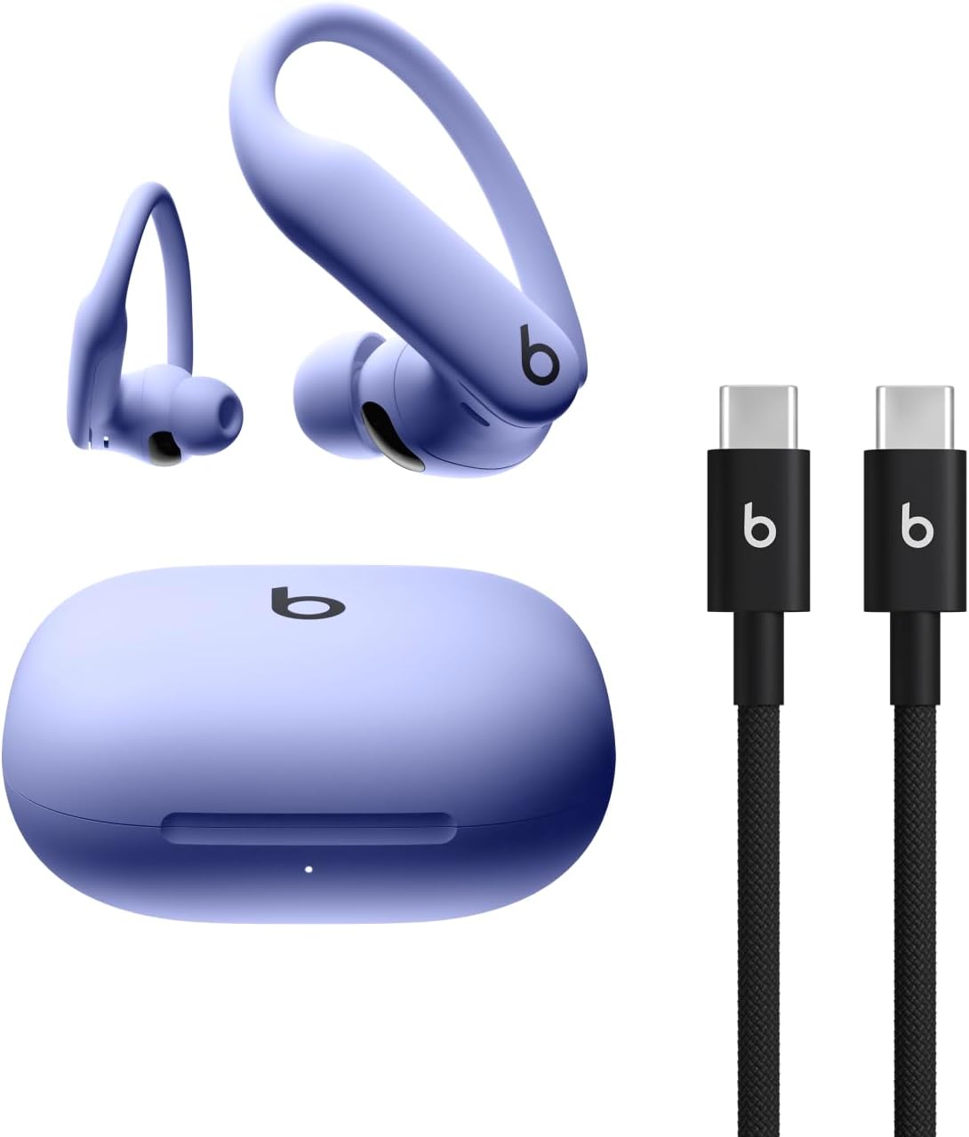 Beats Powerbeats Pro 2 - Wireless Noise Cancelling Workout Earbuds with Secure- Fit Earhooks, Up to 45-Hour Battery with Charging Case, Sweat & Water Resistant, Heart Rate Monitoring - Electric Orange