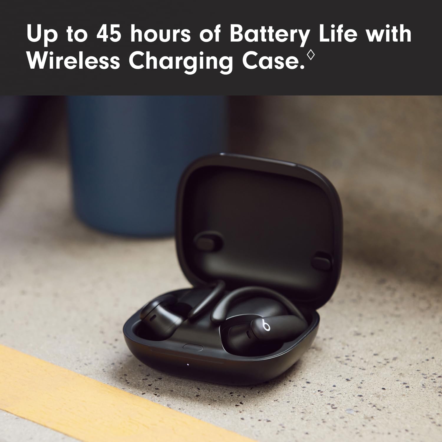 Beats Powerbeats Pro 2 - Wireless Noise Cancelling Workout Earbuds with Secure- Fit Earhooks, Up to 45-Hour Battery with Charging Case, Sweat & Water Resistant, Heart Rate Monitoring - Electric Orange