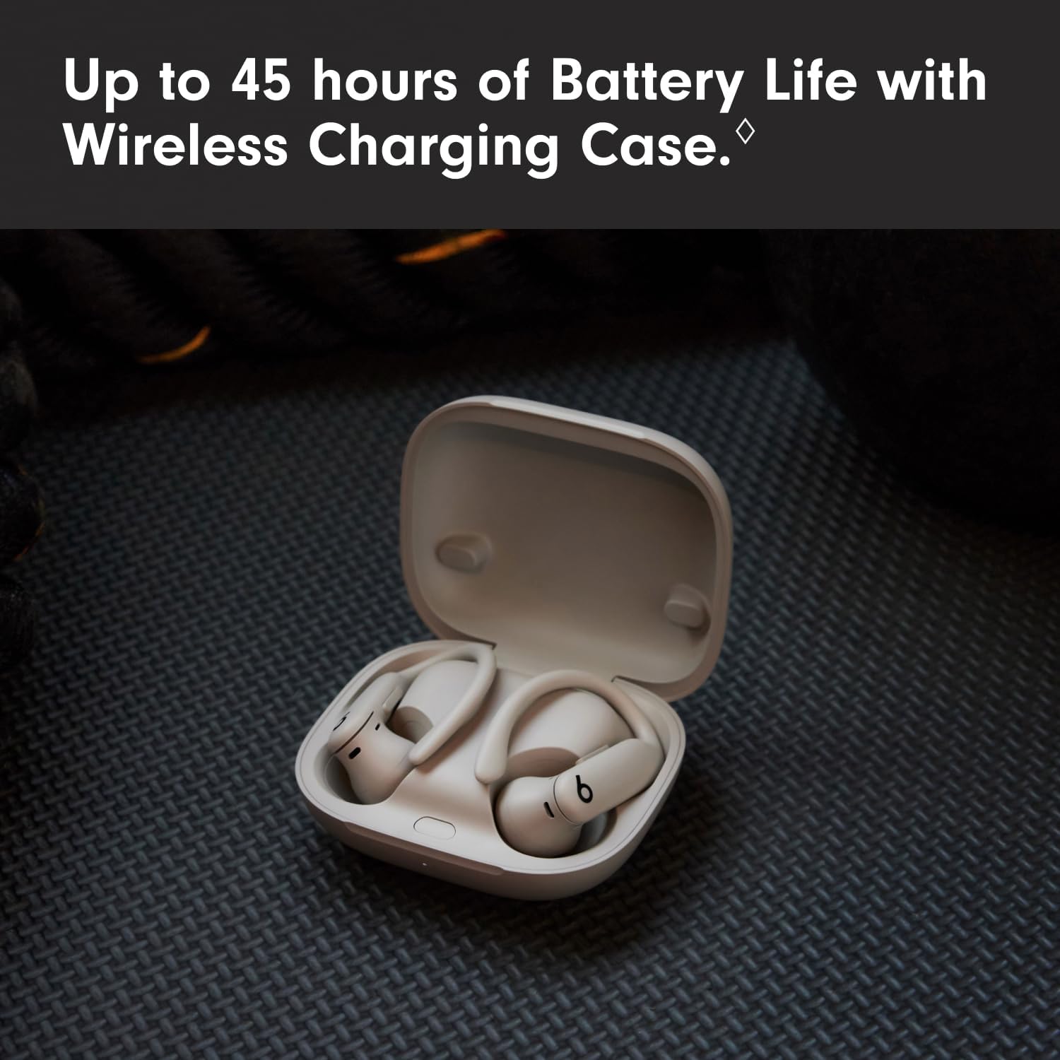 Beats Powerbeats Pro 2 - Wireless Noise Cancelling Workout Earbuds with Secure- Fit Earhooks, Up to 45-Hour Battery with Charging Case, Sweat & Water Resistant, Heart Rate Monitoring - Electric Orange